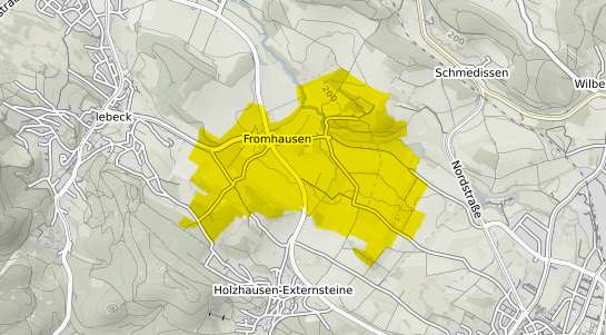 Immobilienpreisekarte Horn Bad Meinberg Fromhausen